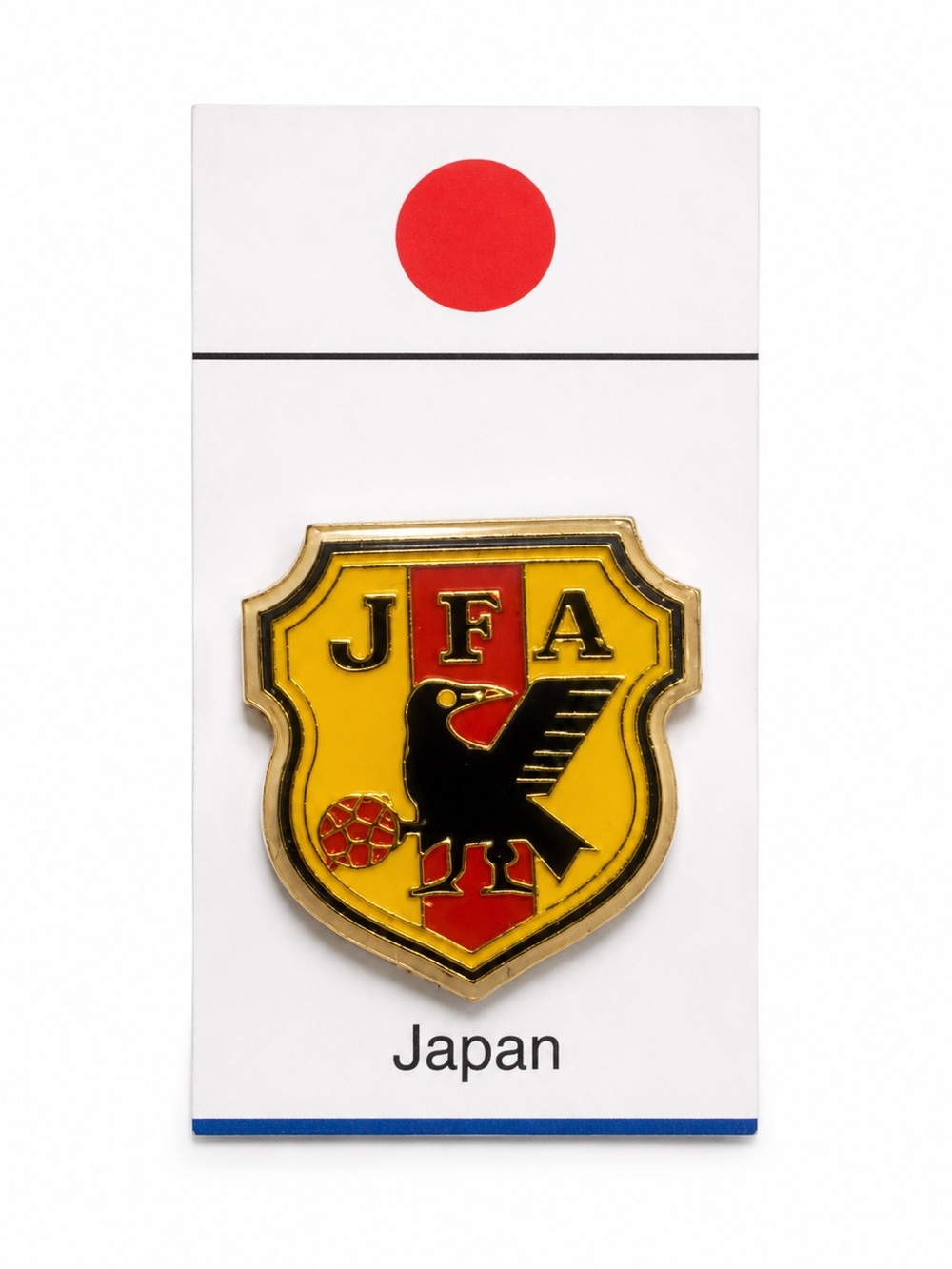 JFA Japan Enamel Pin - Yellow, Red, Black